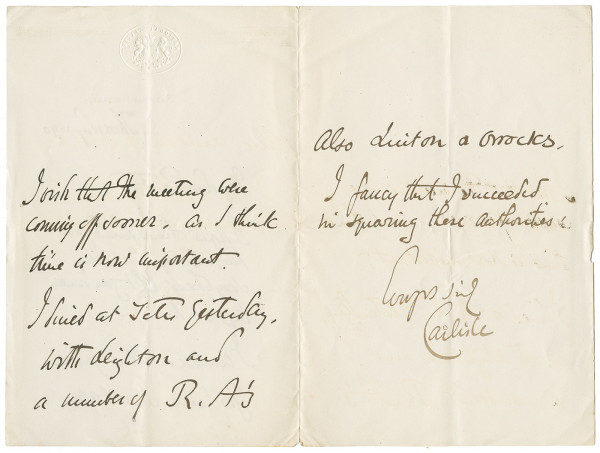 Lord Carlisle Tate Collection