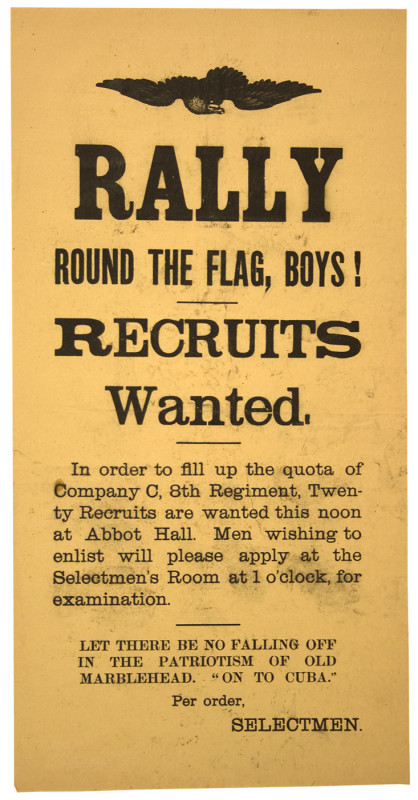 Recruiting Poster Spanish American War