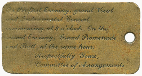 Brass Ticket for Opening Night at Brooklyn Academy of Music (2)