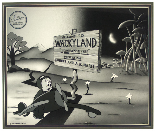 Porky Pig animation cel