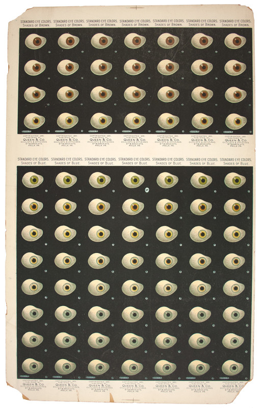 Standard Eye Color ocular chart